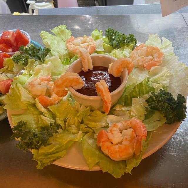 Cold Boiled Shrimp.